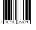 Barcode Image for UPC code 0037600223324