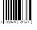 Barcode Image for UPC code 0037600233521