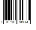 Barcode Image for UPC code 0037600349864