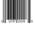 Barcode Image for UPC code 003767000085