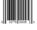 Barcode Image for UPC code 003775000053