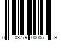 Barcode Image for UPC code 003779000059