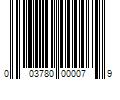 Barcode Image for UPC code 003780000079