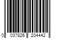 Barcode Image for UPC code 0037826204442