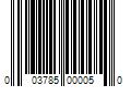 Barcode Image for UPC code 003785000050