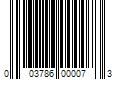 Barcode Image for UPC code 003786000073