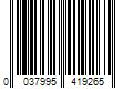 Barcode Image for UPC code 0037995419265