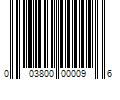 Barcode Image for UPC code 003800000096