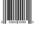 Barcode Image for UPC code 003800000690