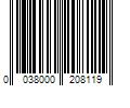 Barcode Image for UPC code 0038000208119