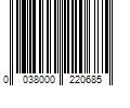 Barcode Image for UPC code 0038000220685