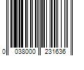 Barcode Image for UPC code 0038000231636