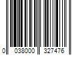 Barcode Image for UPC code 0038000327476