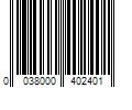 Barcode Image for UPC code 0038000402401