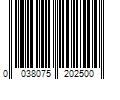 Barcode Image for UPC code 0038075202500