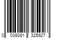 Barcode Image for UPC code 0038081325927