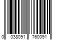 Barcode Image for UPC code 0038091760091