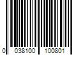 Barcode Image for UPC code 0038100100801