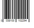 Barcode Image for UPC code 0038100102294