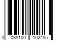 Barcode Image for UPC code 0038100102485