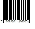 Barcode Image for UPC code 0038100108005