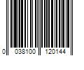 Barcode Image for UPC code 0038100120144