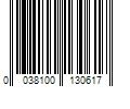 Barcode Image for UPC code 0038100130617