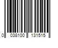 Barcode Image for UPC code 0038100131515