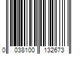 Barcode Image for UPC code 0038100132673