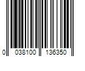 Barcode Image for UPC code 0038100136350