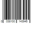 Barcode Image for UPC code 0038100143945