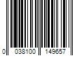 Barcode Image for UPC code 0038100149657