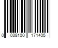 Barcode Image for UPC code 0038100171405