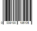 Barcode Image for UPC code 0038100185105