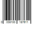 Barcode Image for UPC code 0038100187611