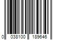 Barcode Image for UPC code 0038100189646