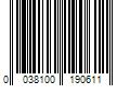 Barcode Image for UPC code 0038100190611