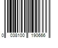 Barcode Image for UPC code 0038100190666