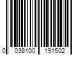 Barcode Image for UPC code 0038100191502