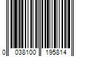 Barcode Image for UPC code 0038100195814