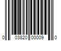 Barcode Image for UPC code 003820000090