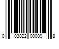 Barcode Image for UPC code 003822000098