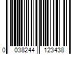 Barcode Image for UPC code 0038244123438