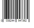 Barcode Image for UPC code 0038244947362