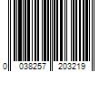 Barcode Image for UPC code 0038257203219