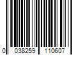 Barcode Image for UPC code 0038259110607