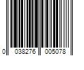 Barcode Image for UPC code 0038276005078