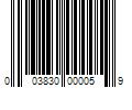 Barcode Image for UPC code 003830000059