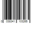 Barcode Image for UPC code 0038341103265