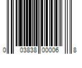 Barcode Image for UPC code 003838000068